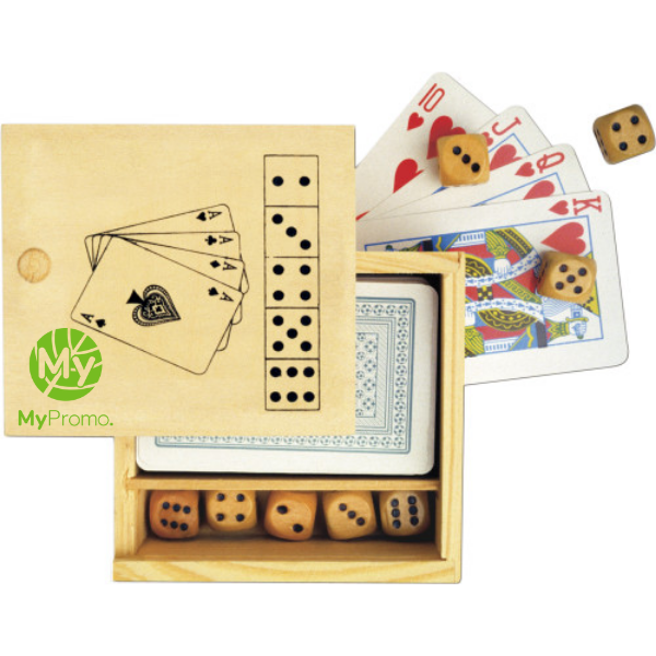 Set di 52 carte | Legno | Eco Friendly